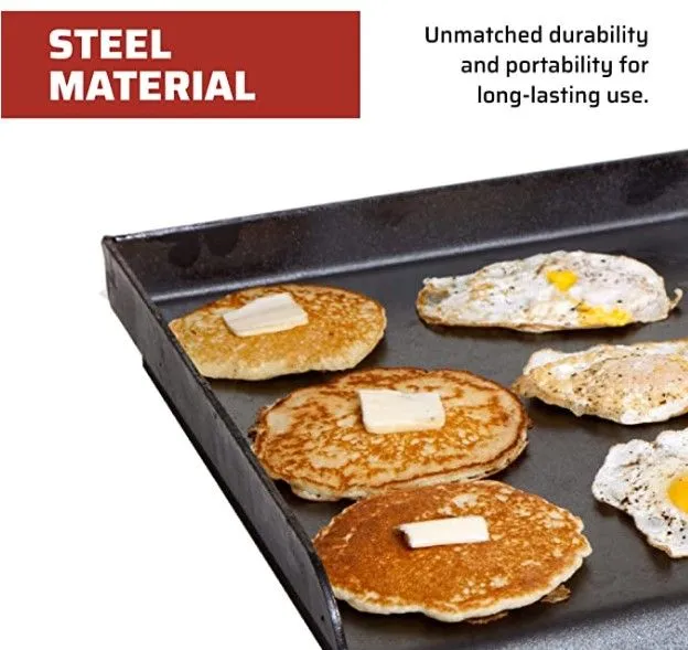 PRO GRIDDLE- 2 BURNERS